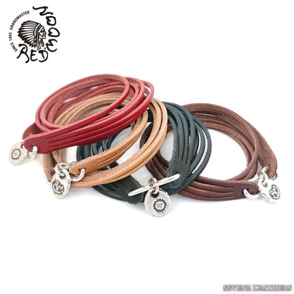 レッドムーン REDMOON ブレスレットバングル レザーアクセサリー シルバー925 全3色 男女...