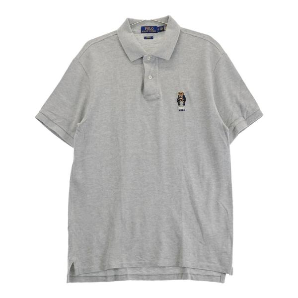 POLO RALPH LAUREN ポロ ラルフローレン  半袖ポロシャツ ポロベア  グレー系 L...