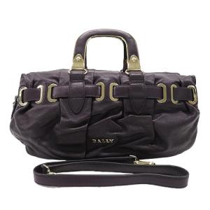 Bally（バリー） 美品☆BALLY SOMMET ZIP ロゴ刻印 レザー 2WAY