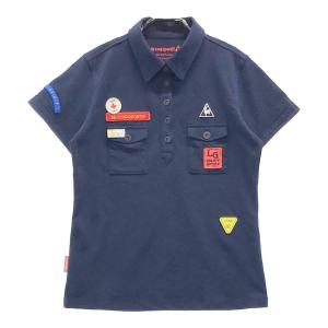 Admiral 半袖ウェアレディースＬ Admiral（アドミラル） 半袖ポロシャツ チェック柄 グリーン系 L