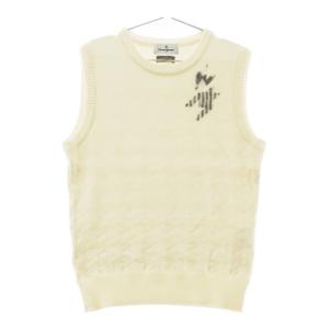 BRIEFING GOLF ブリーフィング カシミヤ混 ニットベスト ネイビー系 L