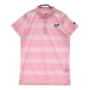 サイズ：0 MASTER BUNNY EDITION マスターバニーエディション 2024年モデル タートルネック 半袖Tシャツ  ピンク系 [240101428652] ゴルフウェア レディース ストスト MASTER BUNNY EDITION マスターバニーエディション 2024年モデル