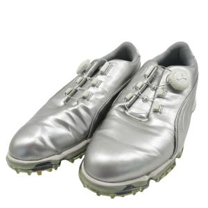 St ANDREWS セントアンドリュース ゴルフシューズ シルバー系 LL