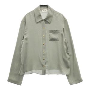 FENDI（フェンディ） 長袖シャツ ギンガムチェック ネイビー系 38