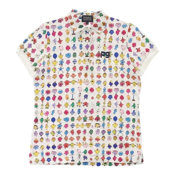 PEARLY GATES パーリーゲイツ ×MR.MEN LITTLE MISS 半袖ポロシャツ 総...