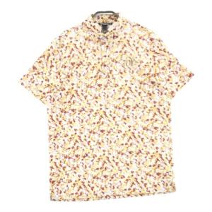 サイズ：38 LANVIN SPORT ランバン スポール  長袖ポロシャツ 総柄 イエロー系 [240101682206] ゴルフウェア レディース ストスト 新品】LANVIN SPORT ランバン スポール 長袖ポロシャツ 総柄 イエロー