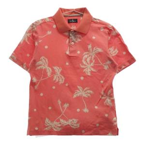 マンシングウェア 半袖ポロシャツ イエロー ロゴ刺しゅう シンプル