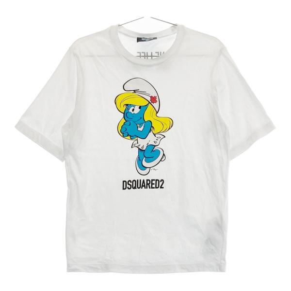 DSQUARED2 ディースクエアード  半袖Tシャツ スマーフ ホワイト系 XXS メンズ