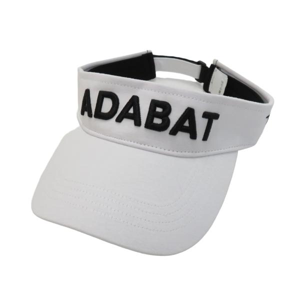 ADABAT アダバット  サンバイザー  ホワイト系  ゴルフウェア