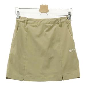 M.U SPORTS エムユースポーツ ストレッチスカート チェック柄