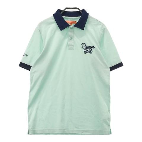BEAMS GOLF ビームスゴルフ  半袖ポロシャツ  グリーン系 S ゴルフウェア メンズ