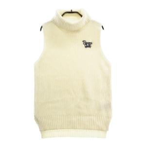 Munsingwear（マンシングウェア） Vネック ニットベスト ホワイト系 M