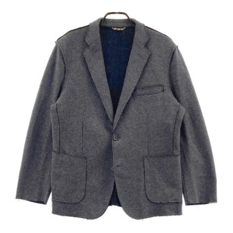 G-STAGE ジーステージ  ウール混 カットオフ ジャージジャケット  グレー系 50 メンズ