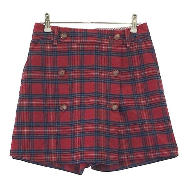 MUNSING WEAR マンシングウェア MGWMGE50 キュロットスカート チェック柄 レッド...
