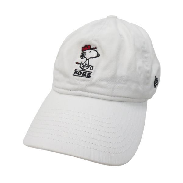 BEAMS GOLF ビームスゴルフ  ×PEANUTS NEW ERA キャップ  ホワイト系  ...