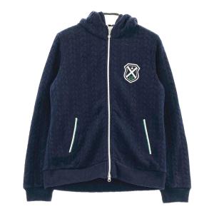 サイズ：48 ADABAT アダバット  半袖ブルゾン ジャケット 千鳥柄 ブラック系 [240101492419] ゴルフウェア メンズ ストスト サイズ：48 ADABAT アダバット 半袖ブルゾン ジャケット 千鳥柄