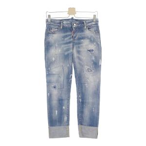 DSQUARED2 スキニークラッシュデニム　　ペイント　裾ジップ　36 楽天市場】ディースクエアード DSQUARED2 メンズ パンツ