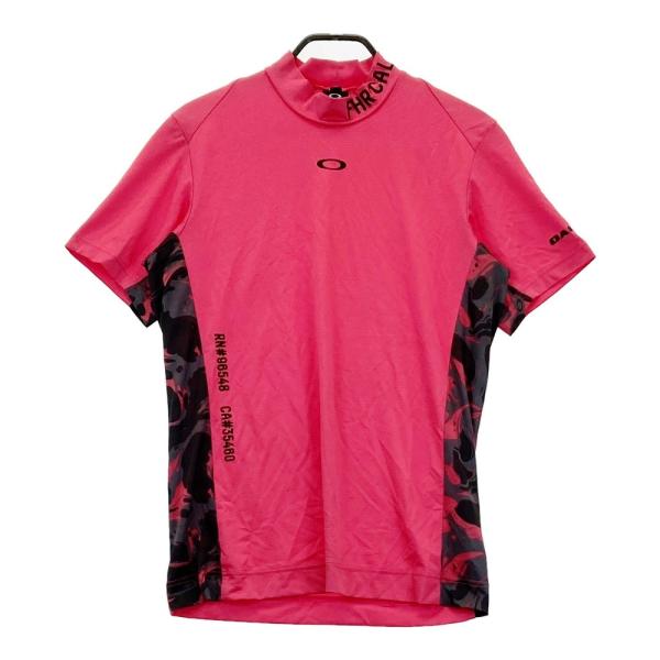 OAKLEY オークリー FOA403522 ハイネック半袖Tシャツ  ピンク系 M ゴルフウェア ...