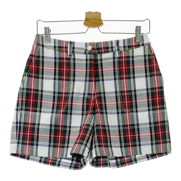 MUNSING WEAR マンシングウェア MGWSJD50 ショートパンツ チェック柄 ホワイト系...