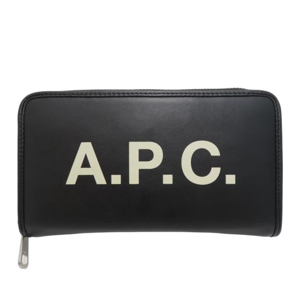 A.P.C. アーペーセー  財布 ラウンドファスナー  ブラック系  メンズ