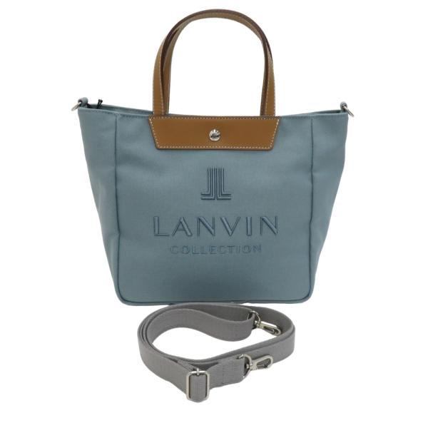 【新品】LANVIN COLLECTION ランバンコレクション  キャンバス 2WAY バッグ  ...