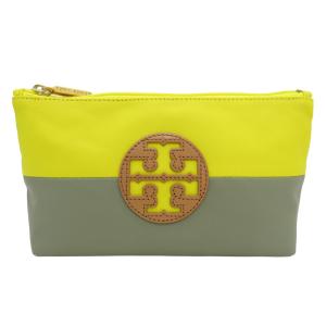 TORY BURCH トリーバーチ 21129100 コスメケース ポーチ バイカラー イエロー系  レディース