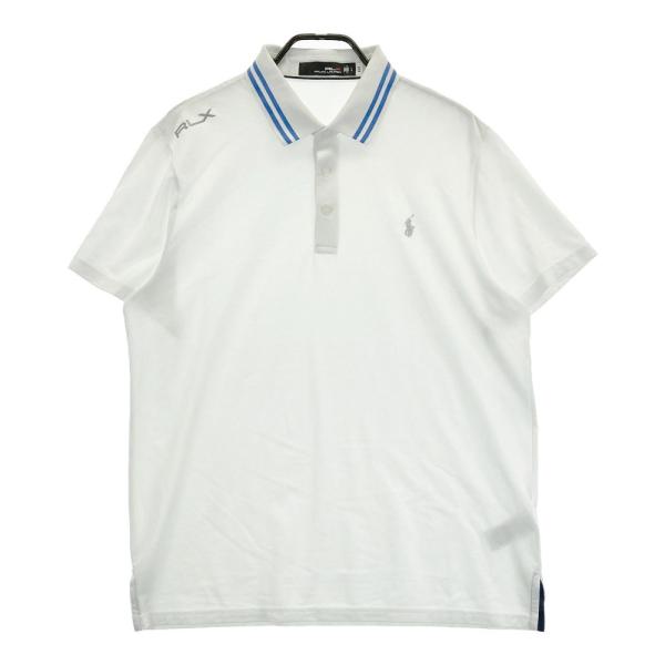 RLX ラルフローレン  半袖ポロシャツ  ホワイト系 L ゴルフウェア メンズ