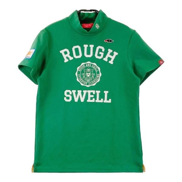 ROUGH&amp;SWELL ラフアンドスウェル 2023年モデル モックネック半袖Tシャツ  グリーン系...