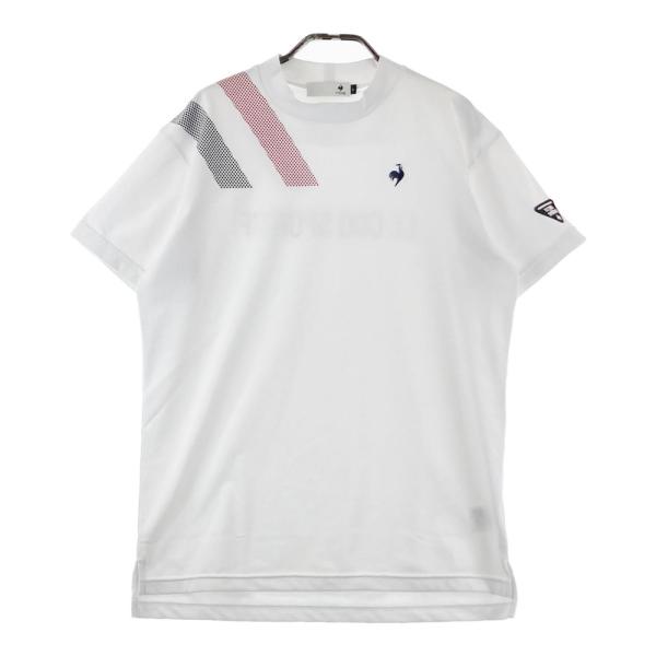 LECOQ GOLF ルコックゴルフ 2023年モデル ハイネック 半袖Tシャツ  ホワイト系 L ...