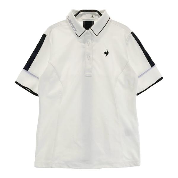 LECOQ GOLF ルコックゴルフ  半袖ポロシャツ  ホワイト系 L ゴルフウェア レディース