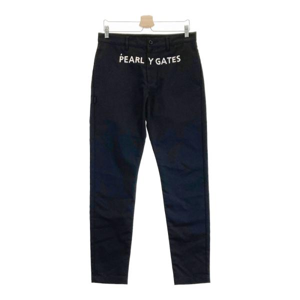 PEARLY GATES パーリーゲイツ 30周年 パンツ ロゴ刺繍  ブラック系 5 ゴルフウェア...