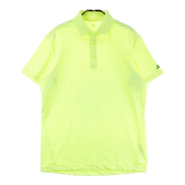 ADIDAS GOLF アディダスゴルフ  半袖ポロシャツ  イエロー系 M ゴルフウェア メンズ