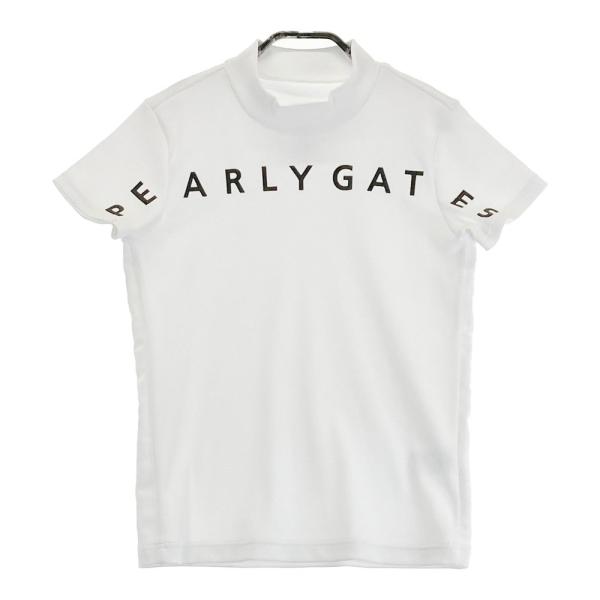 PEARLY GATES パーリーゲイツ 2023年モデル ハイネック 半袖Tシャツ  ホワイト系 ...