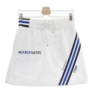 PEARLY GATES パーリーゲイツ 2024年モデル チェックインレイジャガード スカート ホワイト系 1 ゴルフウェア レディース