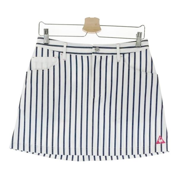 LECOQ GOLF ルコックゴルフ 2022年モデル スカート ストライプ柄 ホワイト系 11 ゴ...