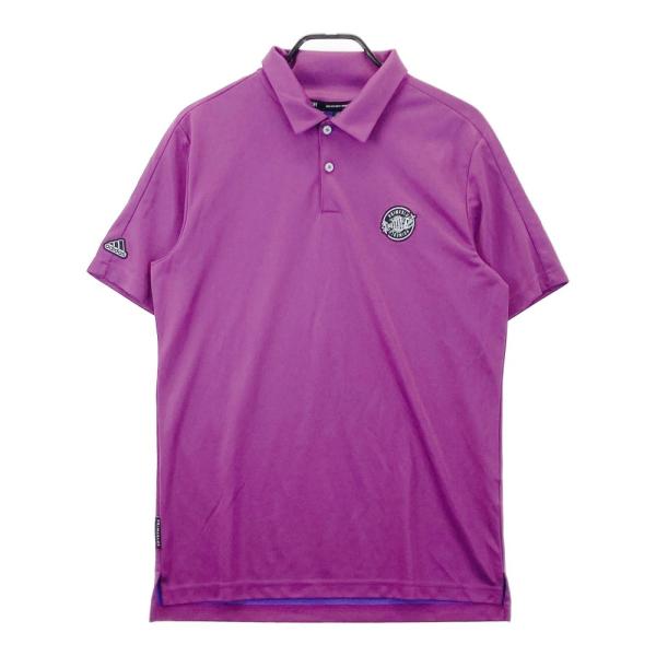 ADIDAS GOLF アディダスゴルフ GL0100 半袖ポロシャツ  パープル系 L ゴルフウェ...