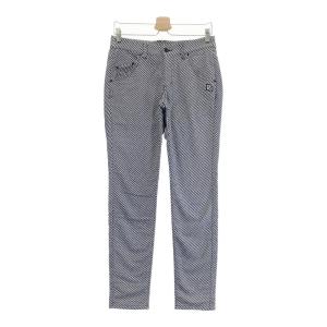 PEARLY GATES パーリーゲイツ ストレッチパンツ 総柄 ネイビー系 3  