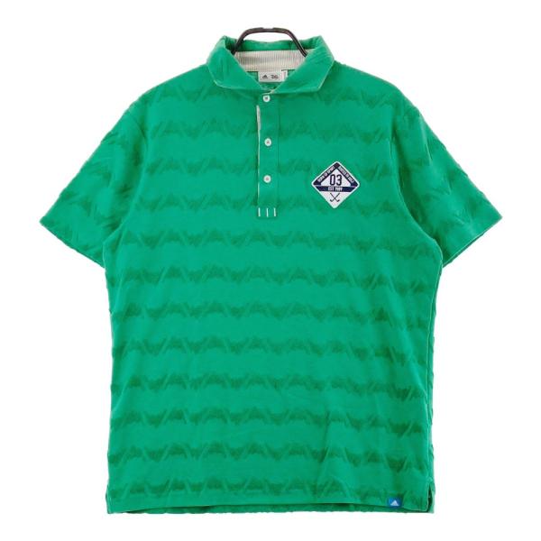 ADIDAS GOLF アディダスゴルフ M73697 半袖ポロシャツ  グリーン系 XO ゴルフウ...
