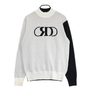 ROCK DUDE ロックデュード ニットベスト ケーブル編み ブルー系 02