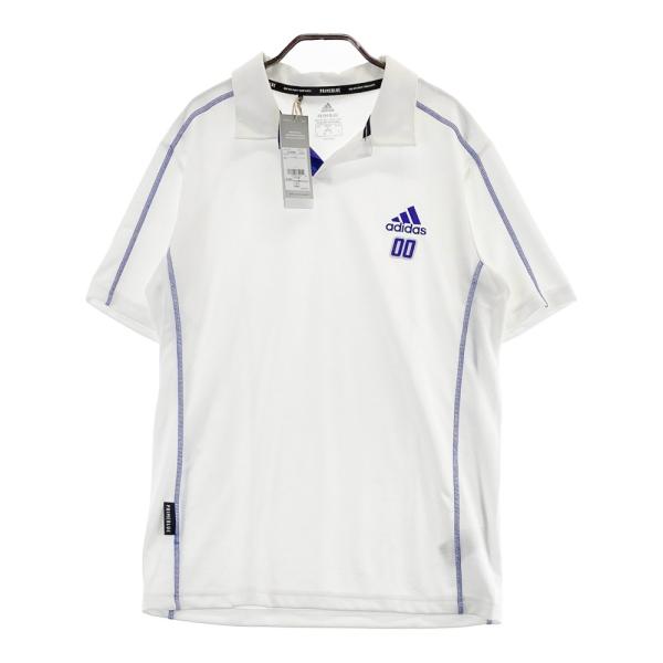 ADIDAS GOLF アディダスゴルフ GL9988 半袖ポロシャツ スキッパー  ホワイト系 O...
