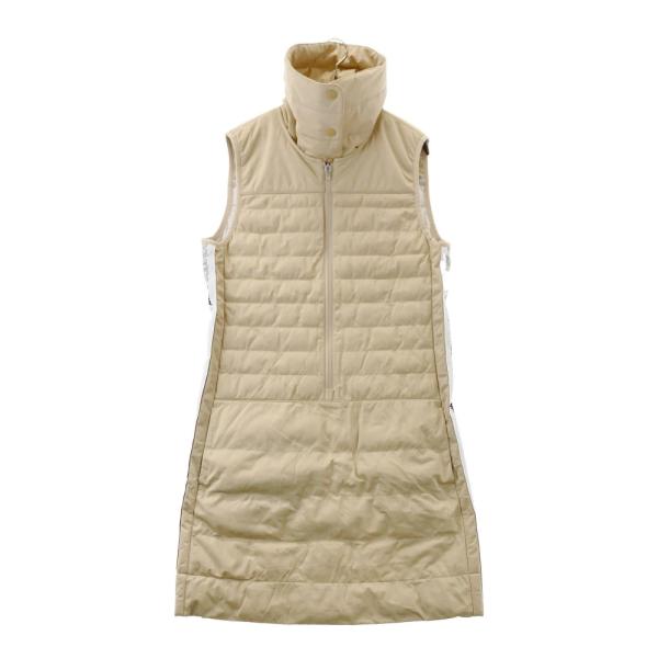 NEW BALANCE GOLF ニューバランス  ネックウォーマー付き 中綿ワンピース  ベージュ...