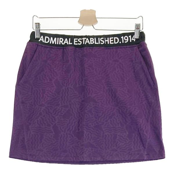 ADMIRAL アドミラル  スカート 総柄 パープル系 L ゴルフウェア レディース