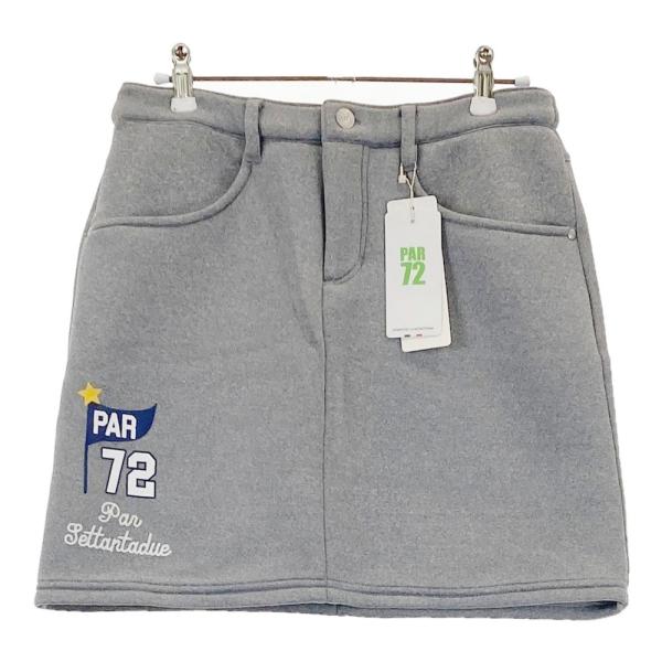 PAR72 パーセッタンタドゥエ  ストレッチ スカート  グレー系 M ゴルフウェア レディース