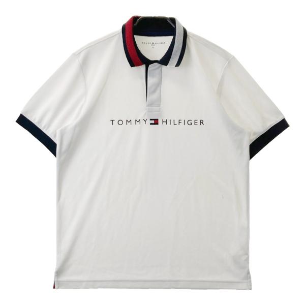 TOMMY HILFIGER GOLF トミー ヒルフィガーゴルフ  半袖ポロシャツ  ホワイト系 ...