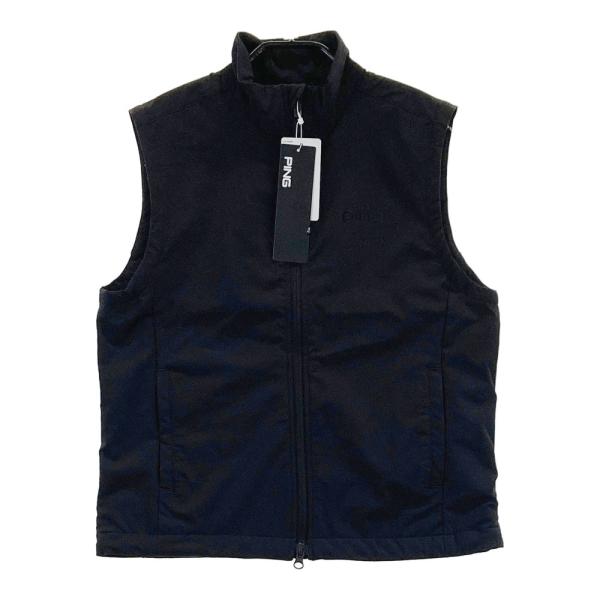 【新品】PING ピン 2024年 ジップベスト  ブラック系 S ゴルフウェア レディース