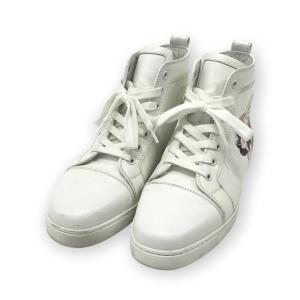 CHRISTIAN LOUBOUTIN クリスチャン ルブタン ハイカットスニーカー Loupin Up Donna ホワイト系 39 メンズ