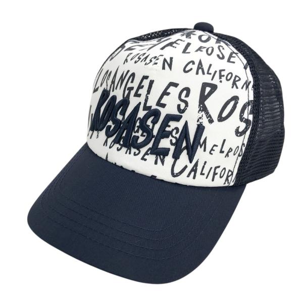 【新品】ROSASEN ロサーセン 046-57833 メッシュキャップ  ネイビー系 50 ゴルフ...