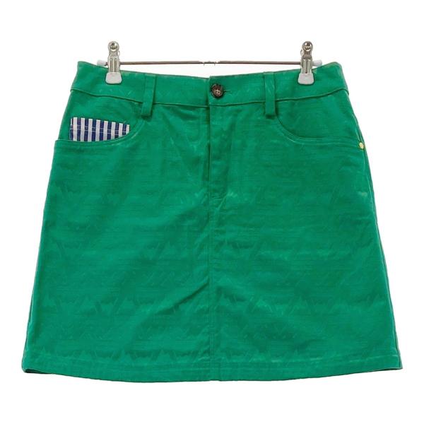 ADIDAS GOLF アディダスゴルフ M73879 ストレッチスカート 総柄 グリーン系 M ゴ...