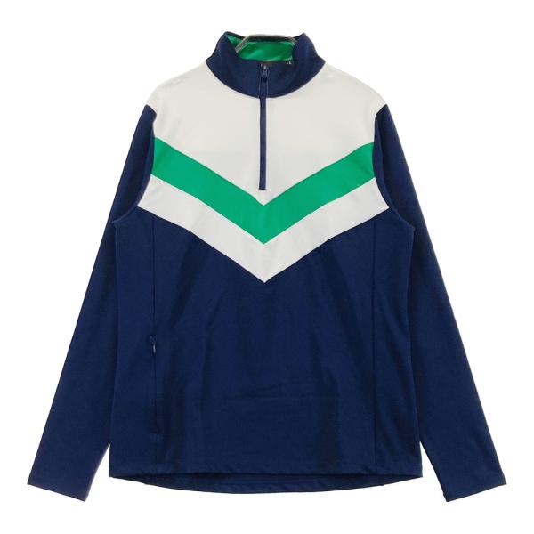 RLX ラルフローレン  ハーフジップ長袖Tシャツ  ネイビー系 M ゴルフウェア レディース