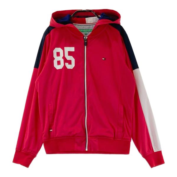 TOMMY HILFIGER GOLF トミー ヒルフィガーゴルフ  ジップパーカー  レッド系 M...